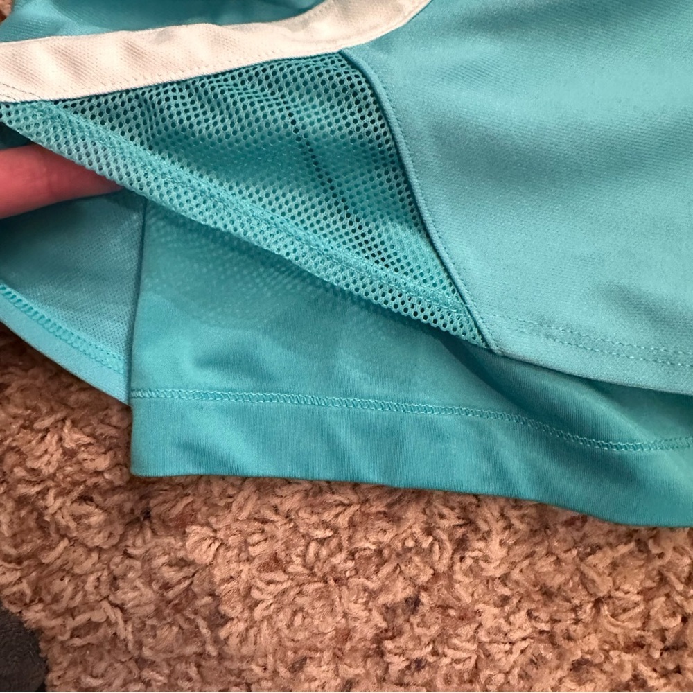 Under Armour Play Up 2-in-1 Women’s Athletic Training Shorts XXL Neptune Green - Picture 6 of 9
